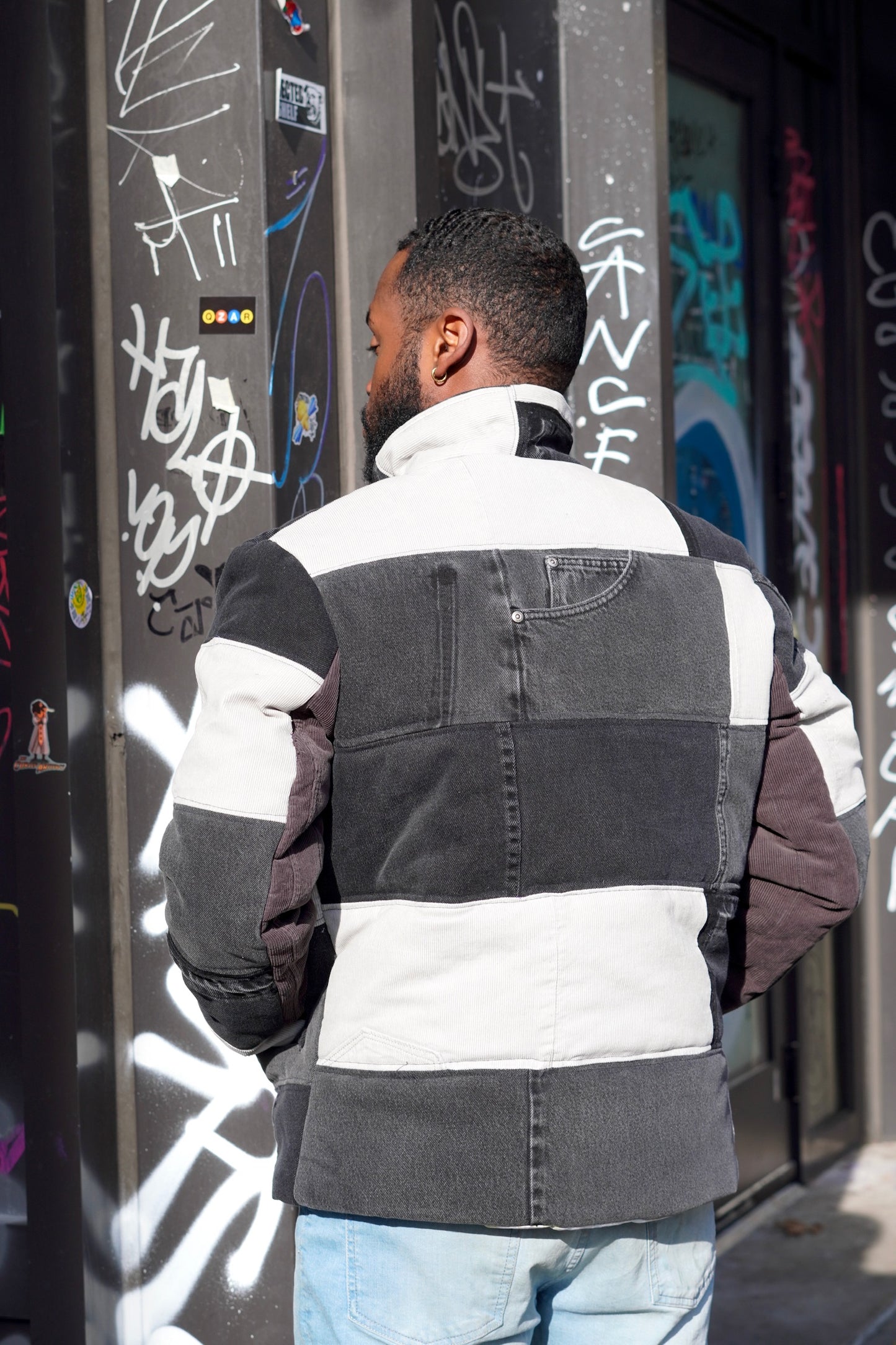 Grayscale Quilt Jacket