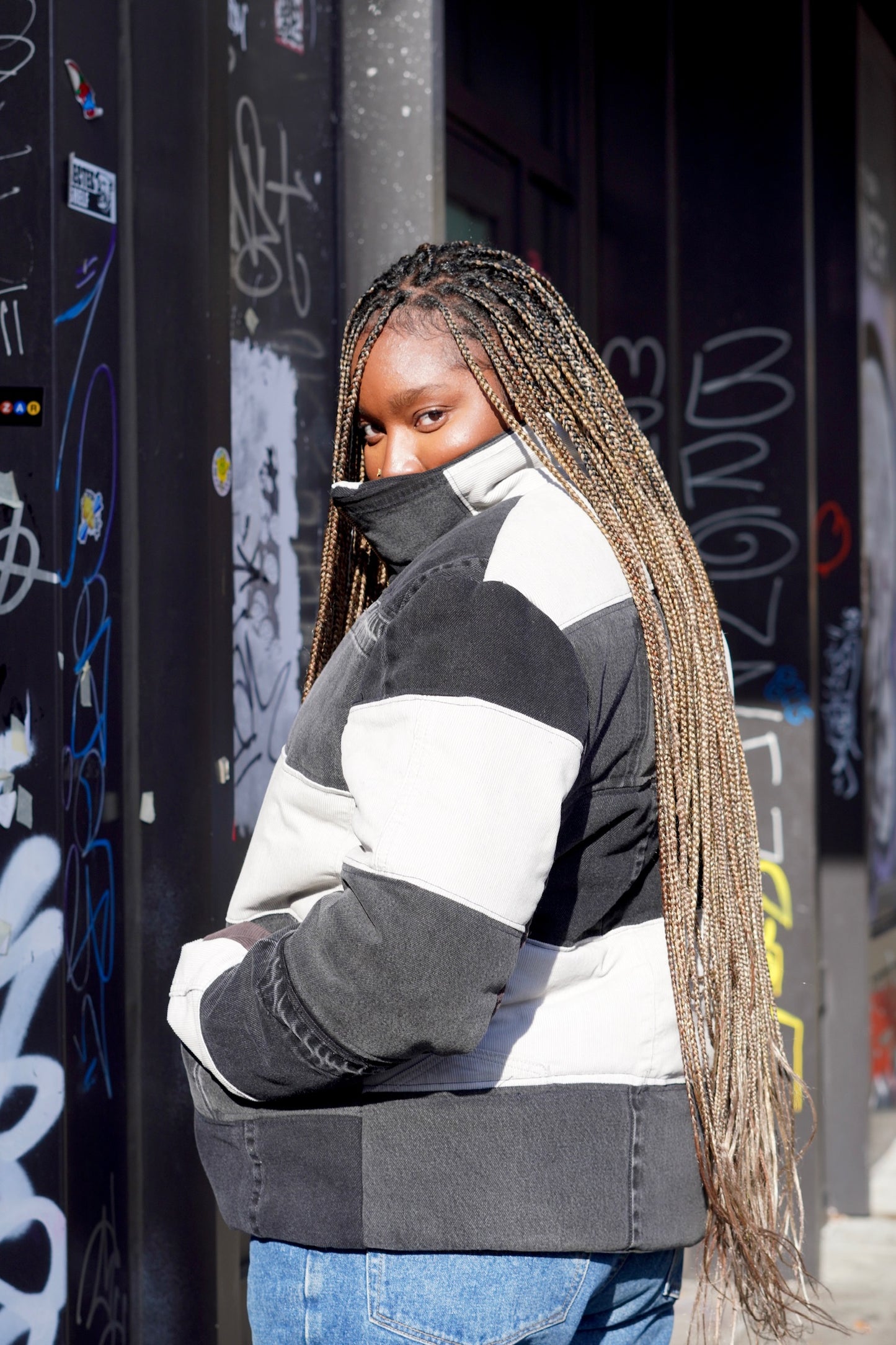 Grayscale Quilt Jacket