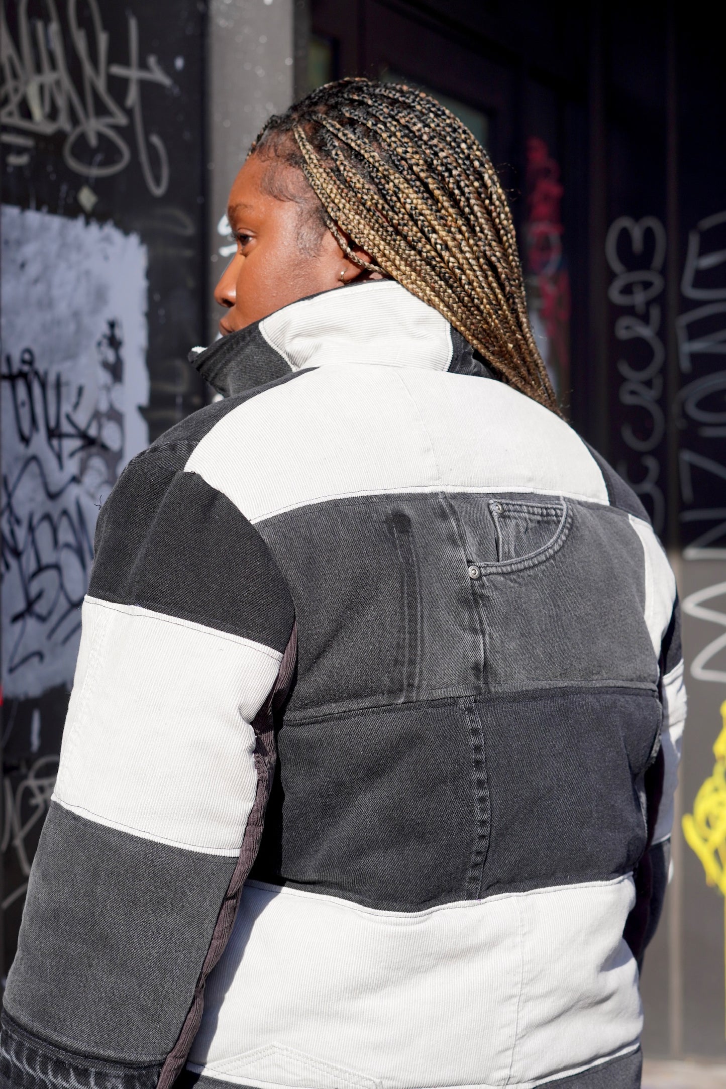 Grayscale Quilt Jacket